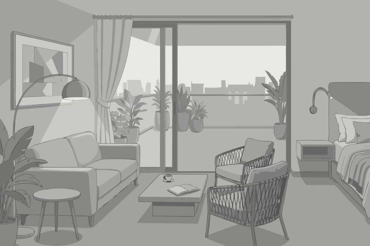 Chambre Double avec Terrasse